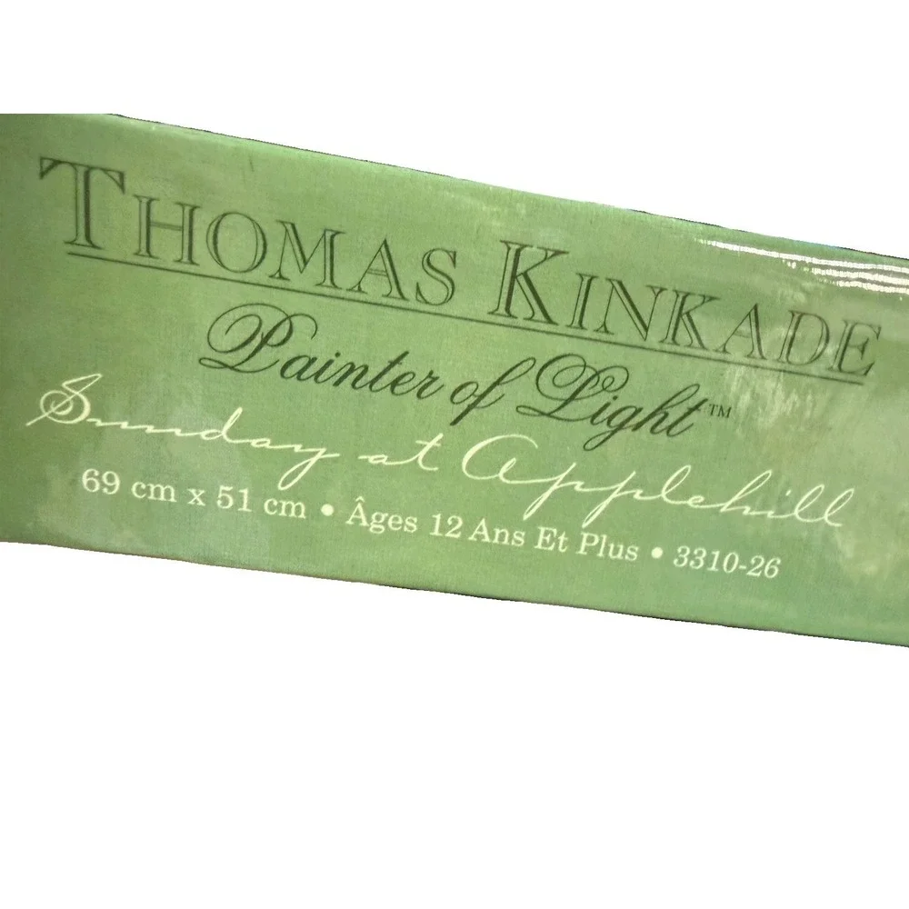 New Thomas Kinkade Sunday at Applehill 1000 Pc Jigsaw Puzzle Ceaco‎ 2001 Sealed
